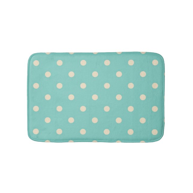 Polka dot mönster badrumsmatta (Framsidan)