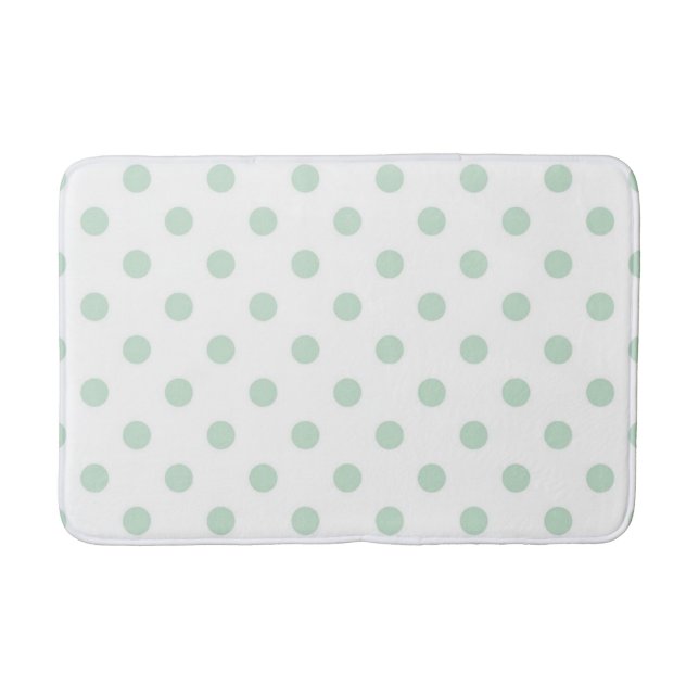 Polka dot mönster badrumsmatta (Framsidan)