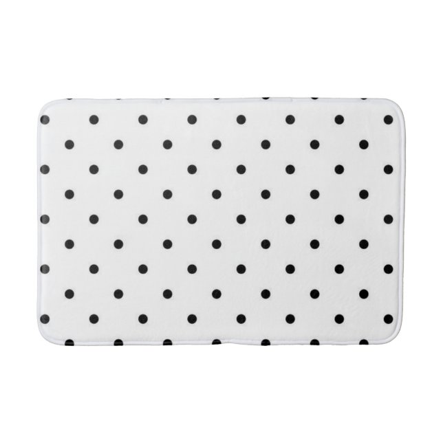 Polka dot mönster badrumsmatta (Framsidan)