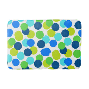 Polka dot mönster badrumsmatta