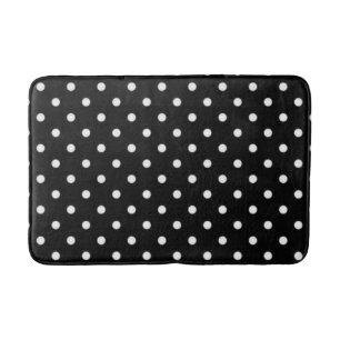 Polka dot mönster badrumsmatta