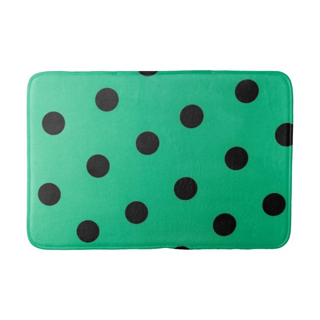 Polka dot mönster badrumsmatta (Framsidan)