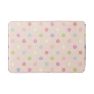 Polka dot mönster badrumsmatta