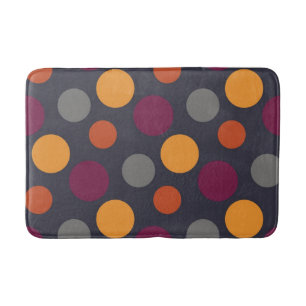 Polka dot mönster badrumsmatta