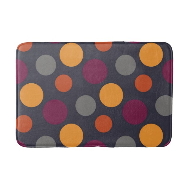 Polka dot mönster badrumsmatta (Framsidan)