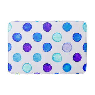 Polka dot mönster badrumsmatta