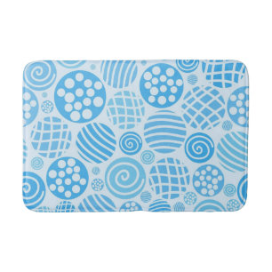 Polka dot mönster badrumsmatta