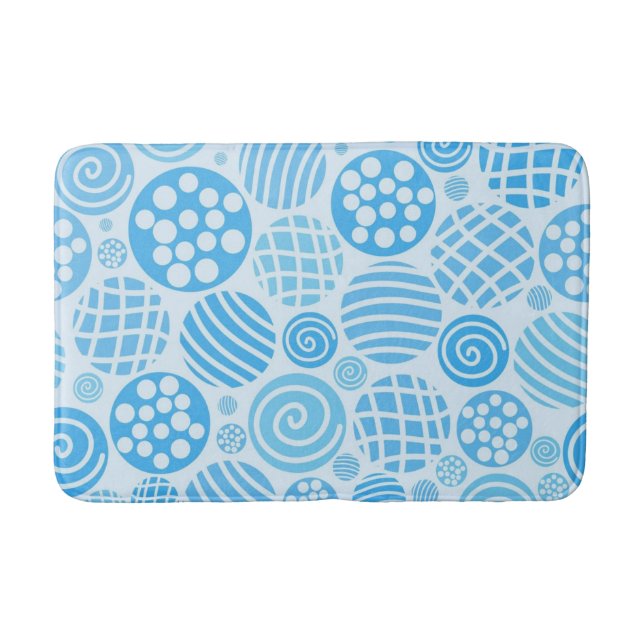 Polka dot mönster badrumsmatta (Framsidan)