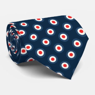 Polka Dot Mönster - Blue Red White Slips