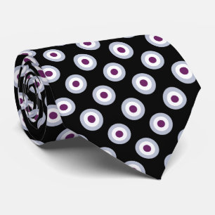 Polka Dot Mönster - Blue Violet Black White Slips
