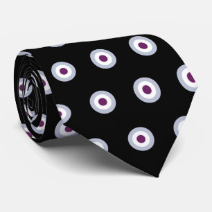 Polka Dot Mönster - Blue Violet Grått White Black Slips