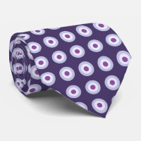 Polka Dot Mönster - Blue Violet Lila Lavender