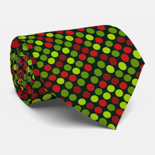 Polka dot mönster christmas Tie Slips