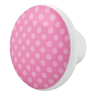 Polka Dot Mönster Draw Knobs Changable Färg! Knopp