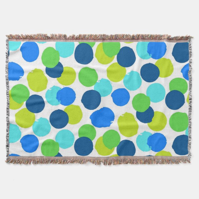 Polka dot mönster filt (Framsidan)