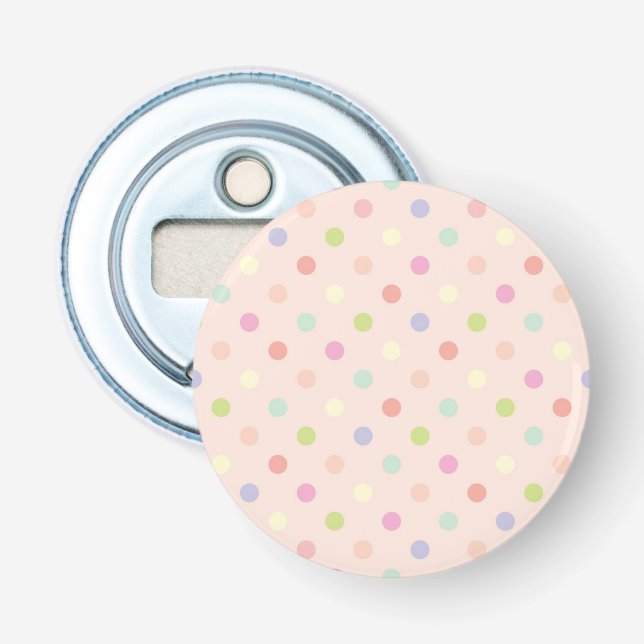 Polka dot mönster flasköppnare (Framsidan)