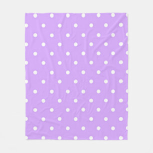 Polka dot mönster fleecefilt