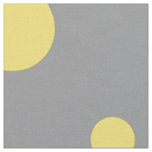 Polka Dot Mönster Gult Grått