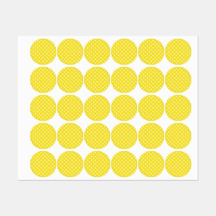 Polka dot mönster klistermärke