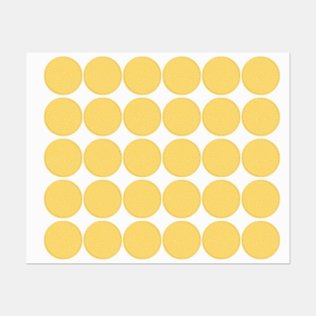 Polka dot mönster klistermärke (Ark)