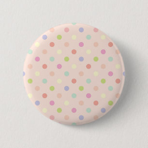 Polka dot mönster knapp