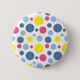 Polka dot mönster knapp