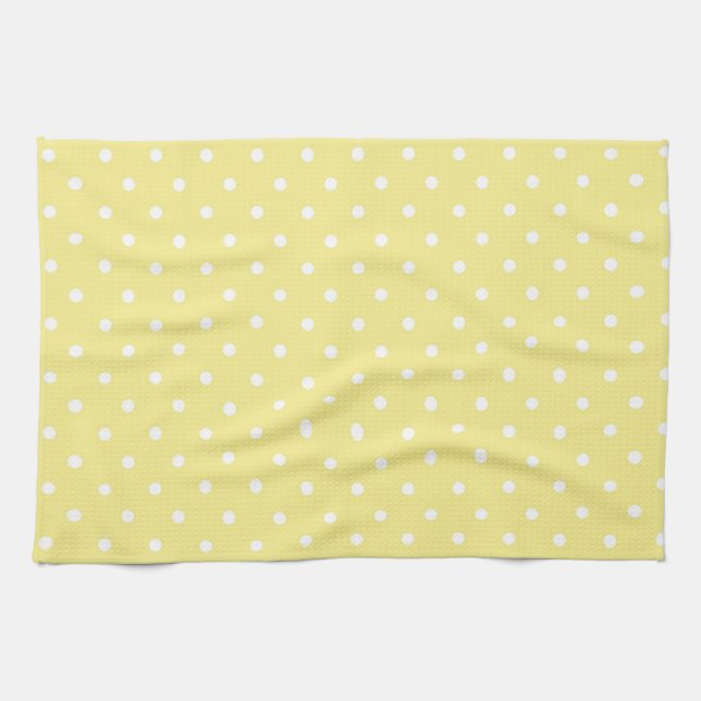 Polka dot mönster kökshandduk (Horisontell)