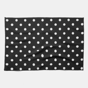 Polka dot mönster kökshandduk
