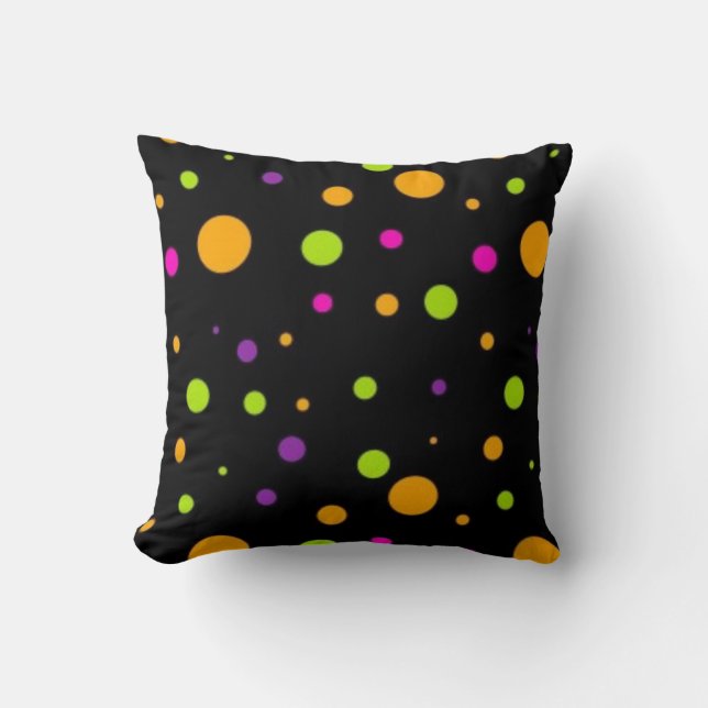 Polka dot mönster kudde (Framsida)