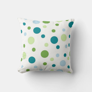Polka dot mönster kudde