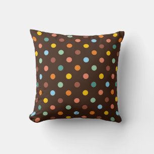 Polka dot mönster kudde