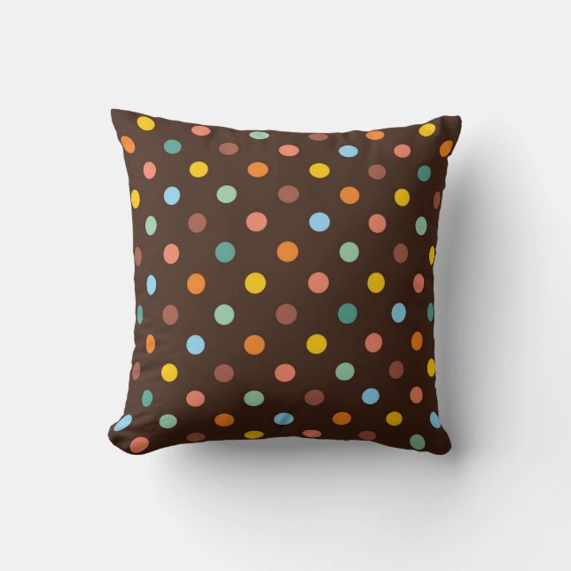 Polka dot mönster kudde (Framsida)