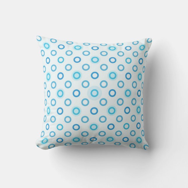 Polka dot mönster kudde (Framsida)