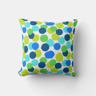 Polka dot mönster kudde