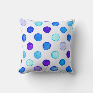 Polka dot mönster kudde