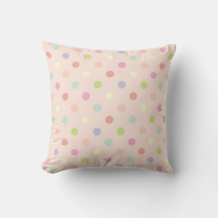 Polka dot mönster kudde
