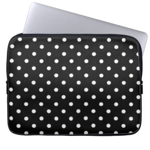 Polka dot mönster laptop fodral