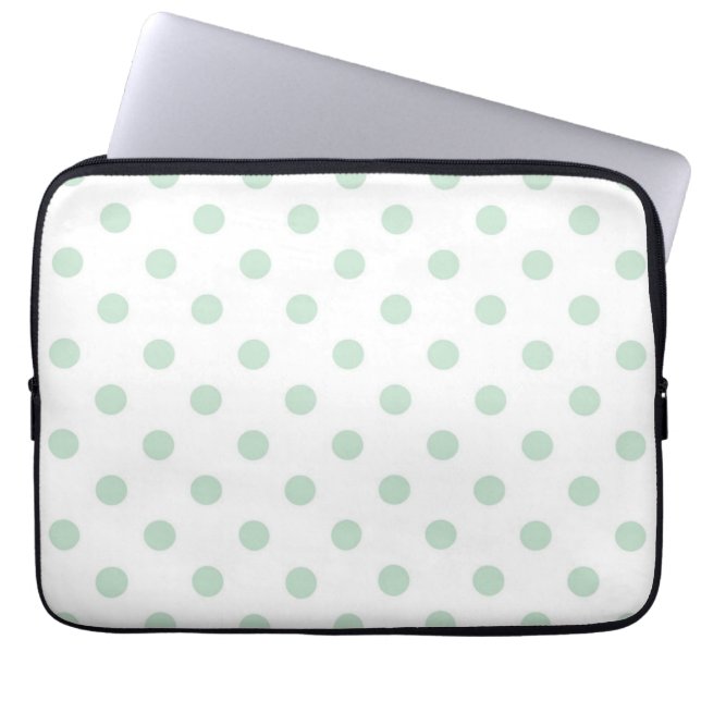 Polka dot mönster laptop fodral (Framsidan)