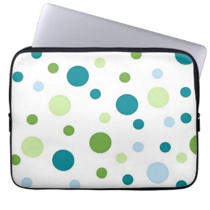 Polka dot mönster laptop fodral