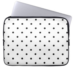 Polka dot mönster laptop fodral