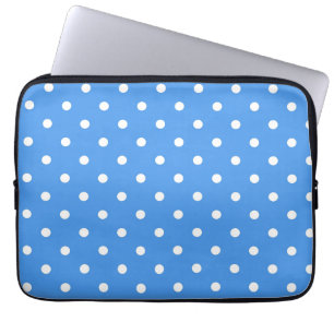 Polka dot mönster laptop fodral
