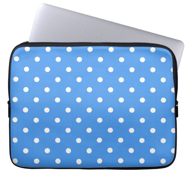 Polka dot mönster laptop fodral (Framsidan)