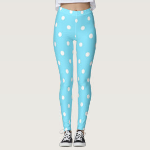 Polka dot mönster leggings