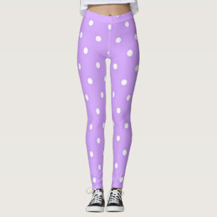 Polka dot mönster leggings