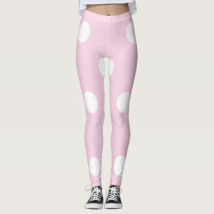 Polka dot mönster leggings