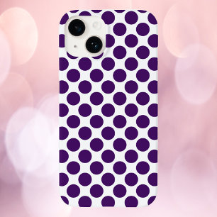 Polka Dot Mönster Lila
