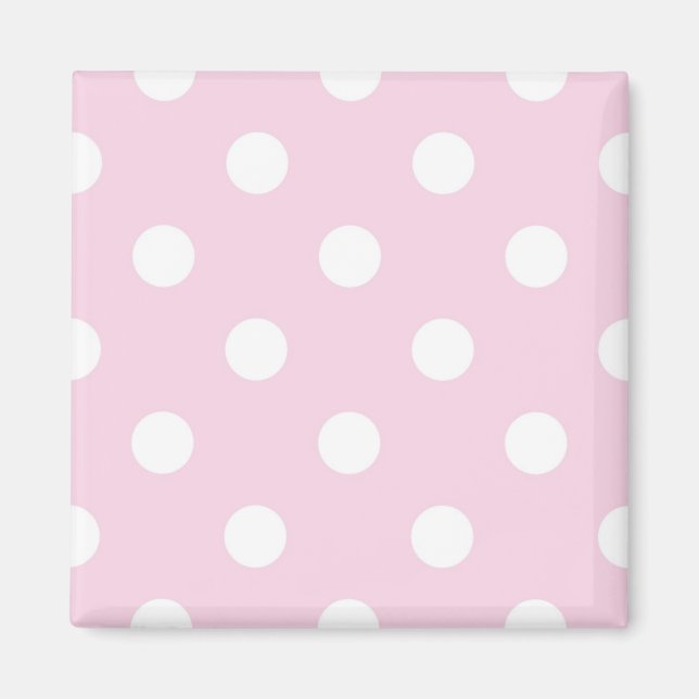 Polka dot mönster magnet (Framsidan)