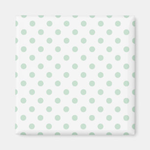 Polka dot mönster magnet