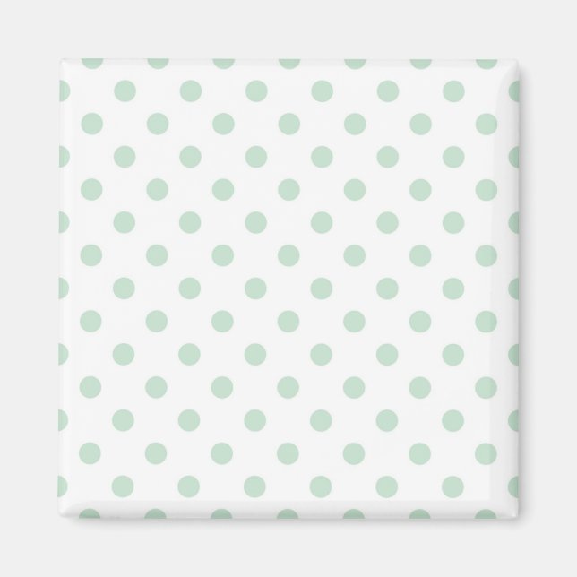Polka dot mönster magnet (Framsidan)