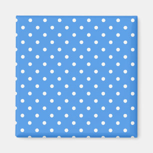 Polka dot mönster magnet